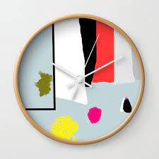 Western Fun Wall Clock By Borka Society6