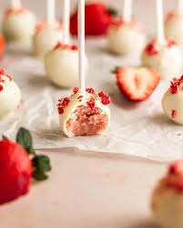 strawberry cake pops from scratch