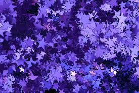 free purple star glitter with