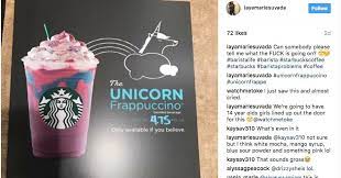 unicorn frappuccino