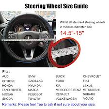 Deals On Iseatcover Steering Wheel Cover Genuine Leather Car