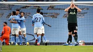 The champions will aim to bounce back after losing to leicester in the community shield, while nuno begins life. Manchester City 3 0 Tottenham Hotspur 11 League Wins In A Row For Leaders Bbc Sport