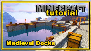 Some themes include a futuristic feel, a vintage look, or medieval, a popular theme among map creators in minecraft. How To Build Medieval Docks Minecraft Medieval Building Tutorial 2 Youtube