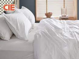 Size Single Cotton White Hotel Bed Sheet