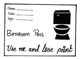 Bathroom Pass Formama Info