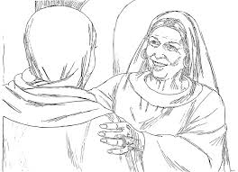 The visitation coloring pages are a fun way for kids of all ages to develop creativity, focus, motor skills and color recognition. Annunciation And Visitation Coloring Pages