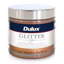 Achieving the look and feel you wan. Dulux 500ml Design Glitter Effects Rose Gold Paint Bunnings Australia