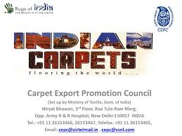 ppt carpet export promotion council