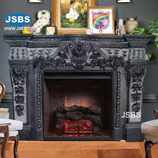Classical Black Marble Fireplace