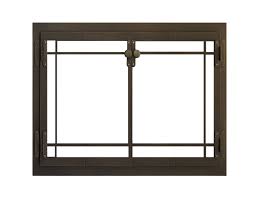 Craftsman Masonry Glass Fireplace Door