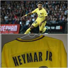 Neymar jr and paris saint germain logos. Neymar Jr 2017 Psg Paris Saint Germain Away Jersey Medium Mens 1890522896