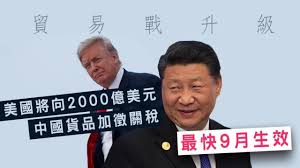 Image result for 川普加碼2000億關稅
