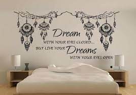 Dream Catcher Quote Wall Decal Dream