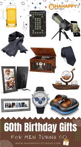 60th birthday gift ideas for men 50