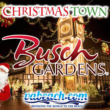 busch gardens christmas town event