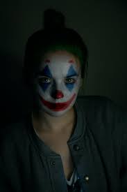 halloween makeup of a clown
