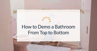 Bathroom Demolition A Step By Step Diy