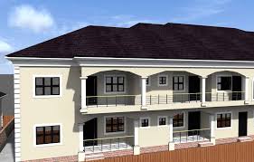 nigeria house plan 2 and 1 bedroom