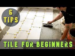 6 tips for laying floor tile with no