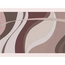 Dundee Deco Abstract Pink Maroon Brown