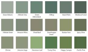 Behr Greens 4 I Like Hillside View Amazon Moss And
