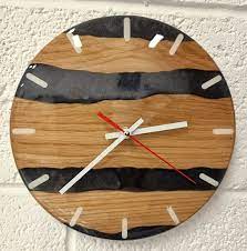 Resin And Wood Clock Ideas