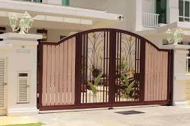 attractive front entry gate design