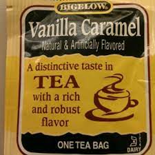 calories in bigelow tea vanilla caramel