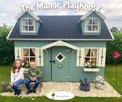 The Manor Kids Wooden Playhouse