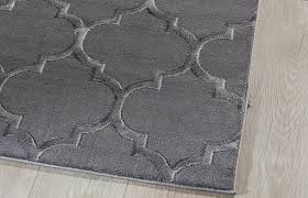 elsher grey living room rug 80x150cm