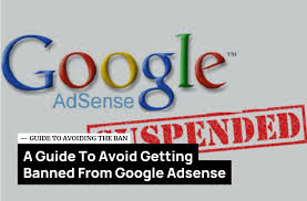 adsense account banned or suspended