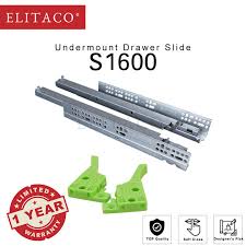 elitaco 25kg undermount drawer slide