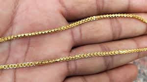 grt jewellers 10 grams gold chain