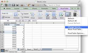 Ms Excel 2011 For Mac How To Change Data Source For A Pivot