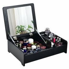desktop makeup organizer modern simple