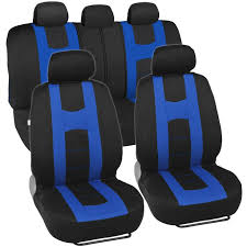 Carxs Forza Blue Car Seat Covers Full