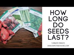 how long do garden seeds last you