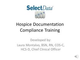 11 Select Data Hospice Documentation Compliance Training