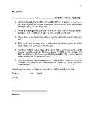 Legal secretary cover letter example. Settlement Agreement