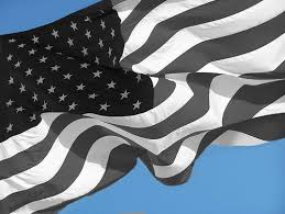american flag turns gray new paris