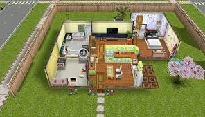 Sims Freeplay Yellow Themed House