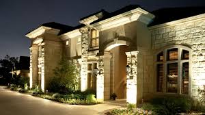 architecture with exterior lighting