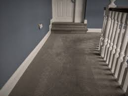 75 beautiful grey hallway with carpet