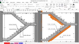 1200mm ( 48 ) stair total riser: Excel Spreadsheet For Rcc Dog Legged Staircase Civilengineeringbible Com
