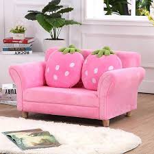 mini cartoon strawberry small sofa for