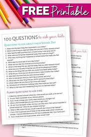100 fun questions to ask kids dinner