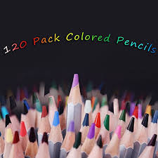 Sudee Stile Colored Pencils 120 Unique Colors No Duplicates Art Drawing Colored Pencils Set With Case With Sharpener