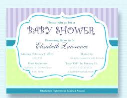 Magnificent Baby Shower Invitation Sample Template Boy Girl
