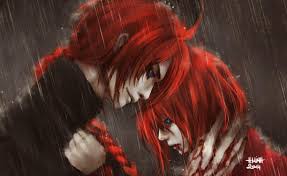 anime boy red hair wallpapers