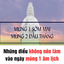 Những điều không nên làm vào ngày mùng 1 âm lịch 👇